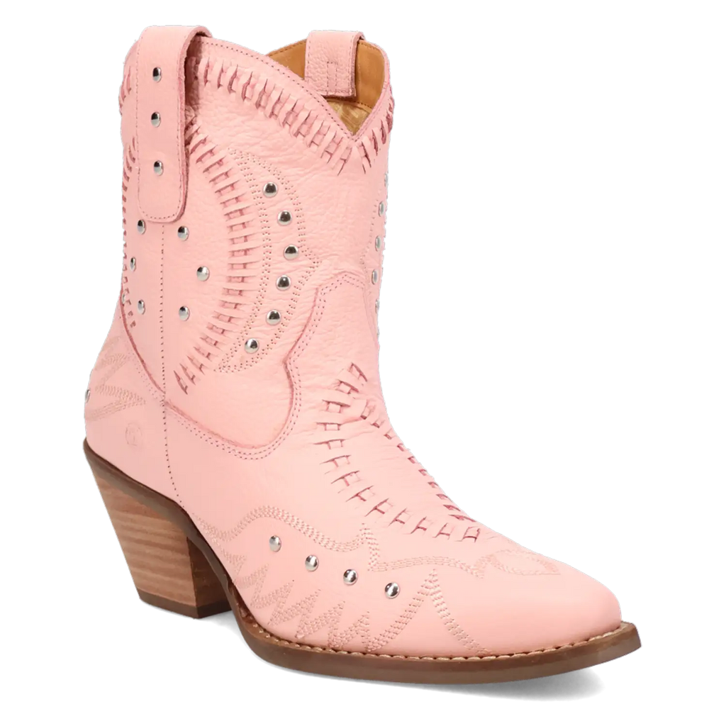 Dingo Precious - Women's Leather Ankle Cowgirl Boots