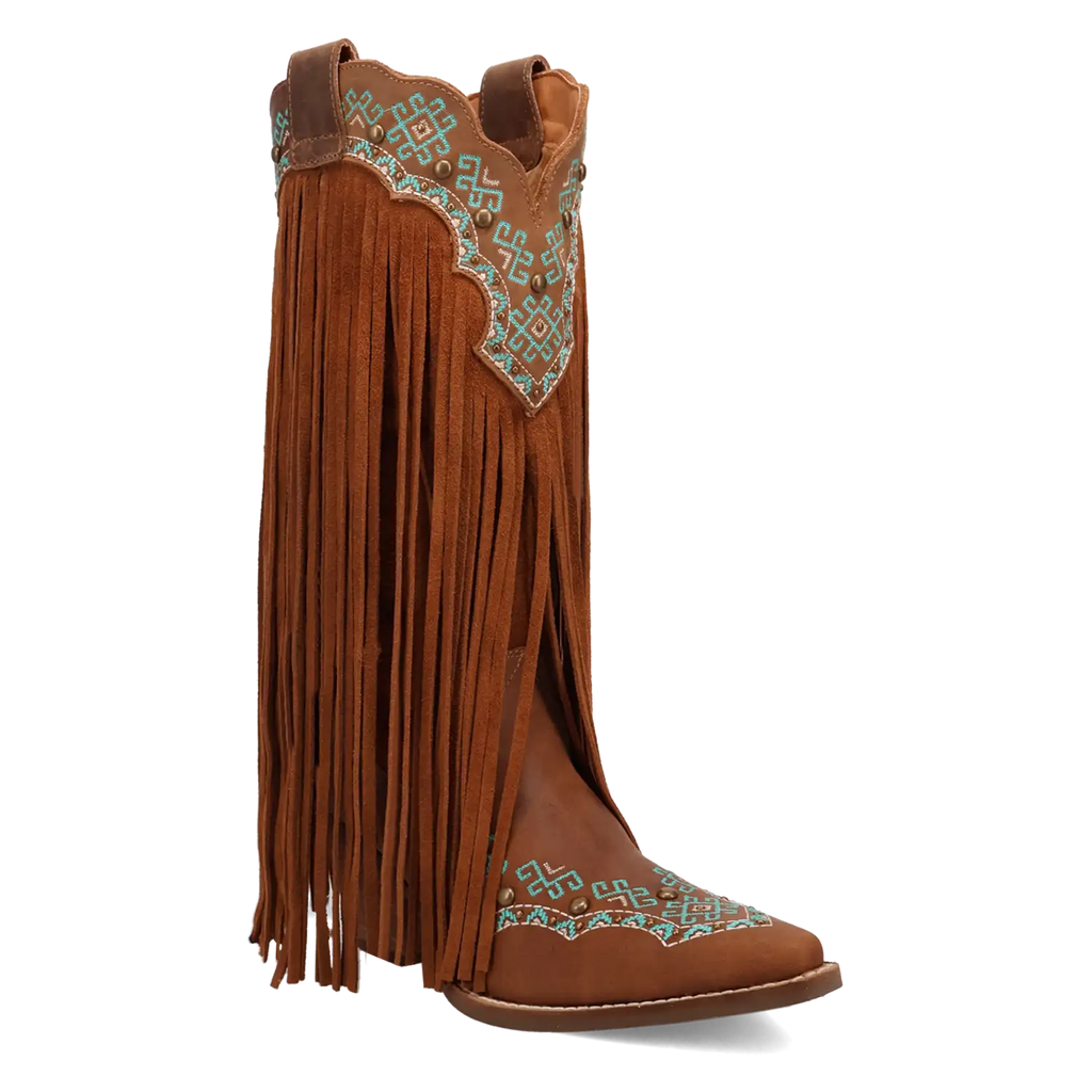 Dingo Tequila Sunrise - Women's Suede Leather Cowgirl Boots