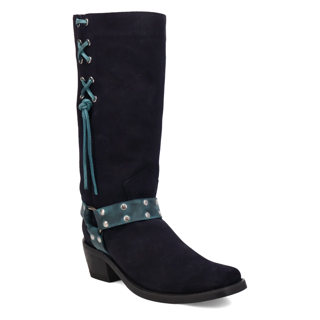 Dingo Bronco - Mens Suede Leather Cowboy Boots