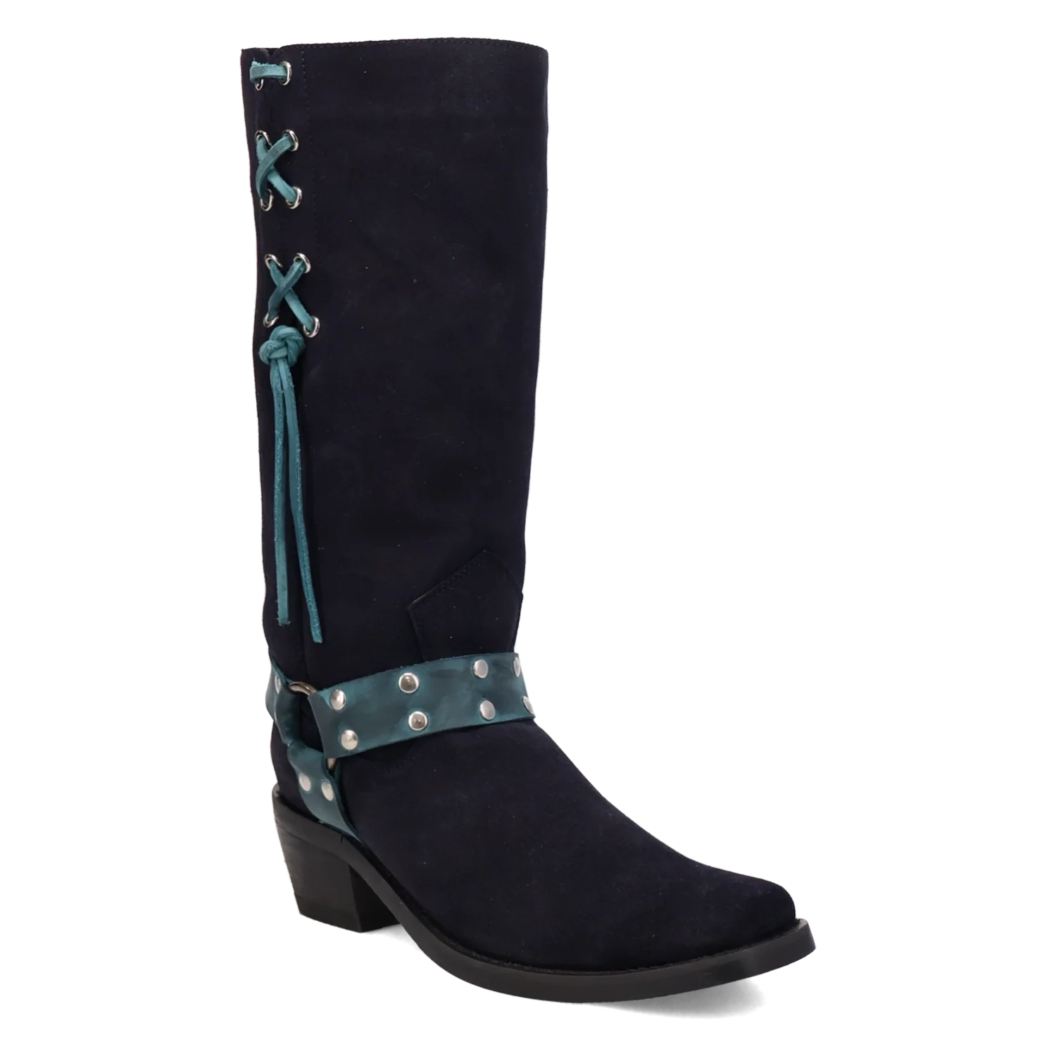 Dingo Bronco - Mens Suede Leather Cowboy Boots