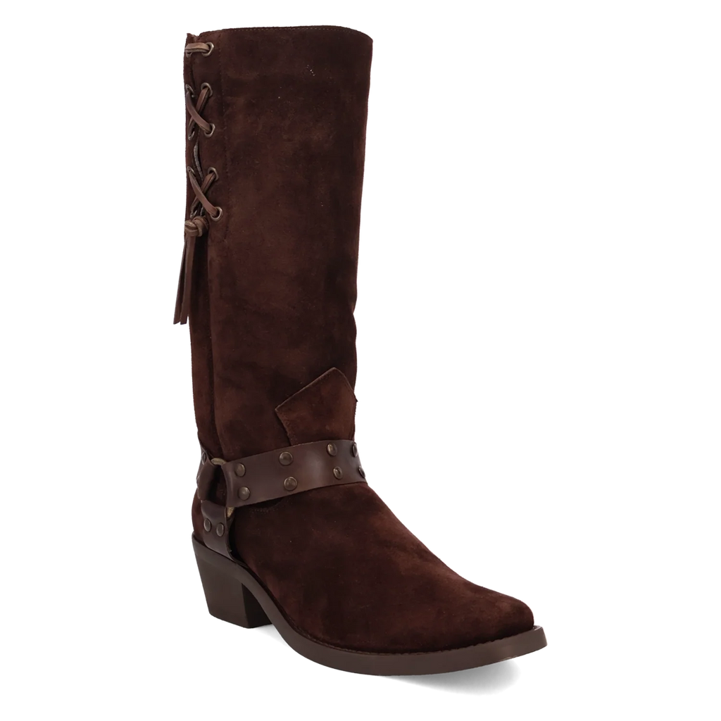 Dingo Bronco - Mens Suede Leather Cowboy Boots