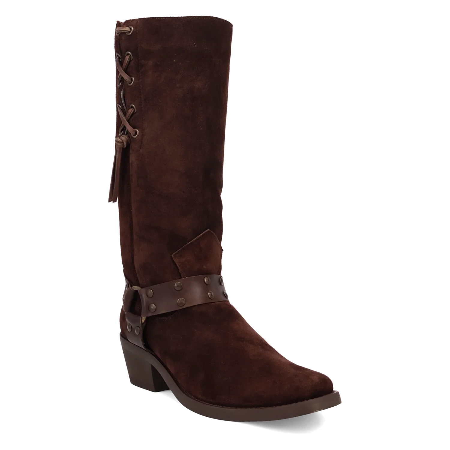 Dingo Bronco - Mens Suede Leather Cowboy Boots