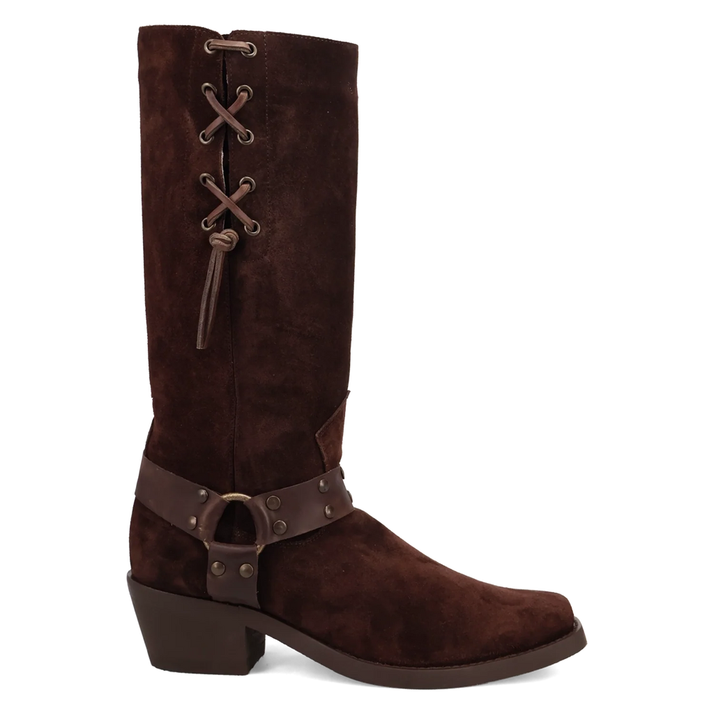 Dingo Bronco - Mens Suede Leather Cowboy Boots