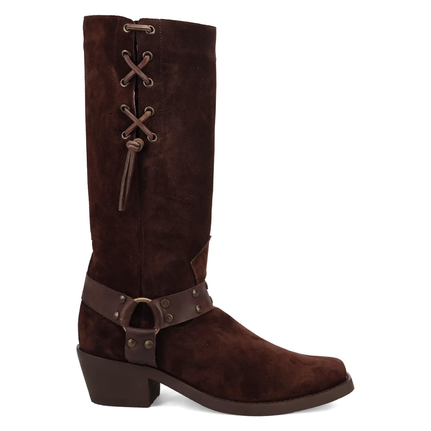 Dingo Bronco - Mens Suede Leather Cowboy Boots