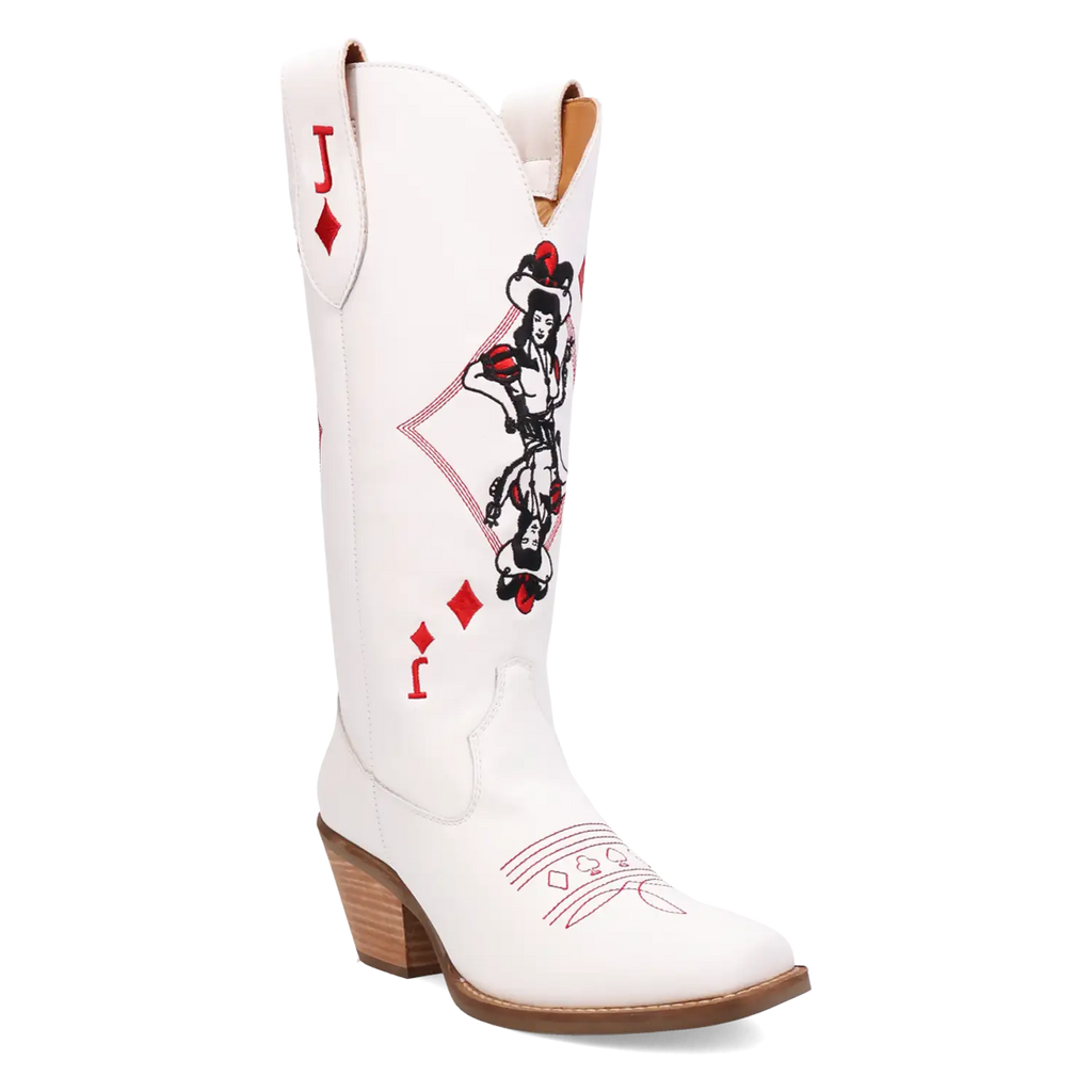 Dingo Jack of Diamonds - Women's Leather Cowgirl Boots