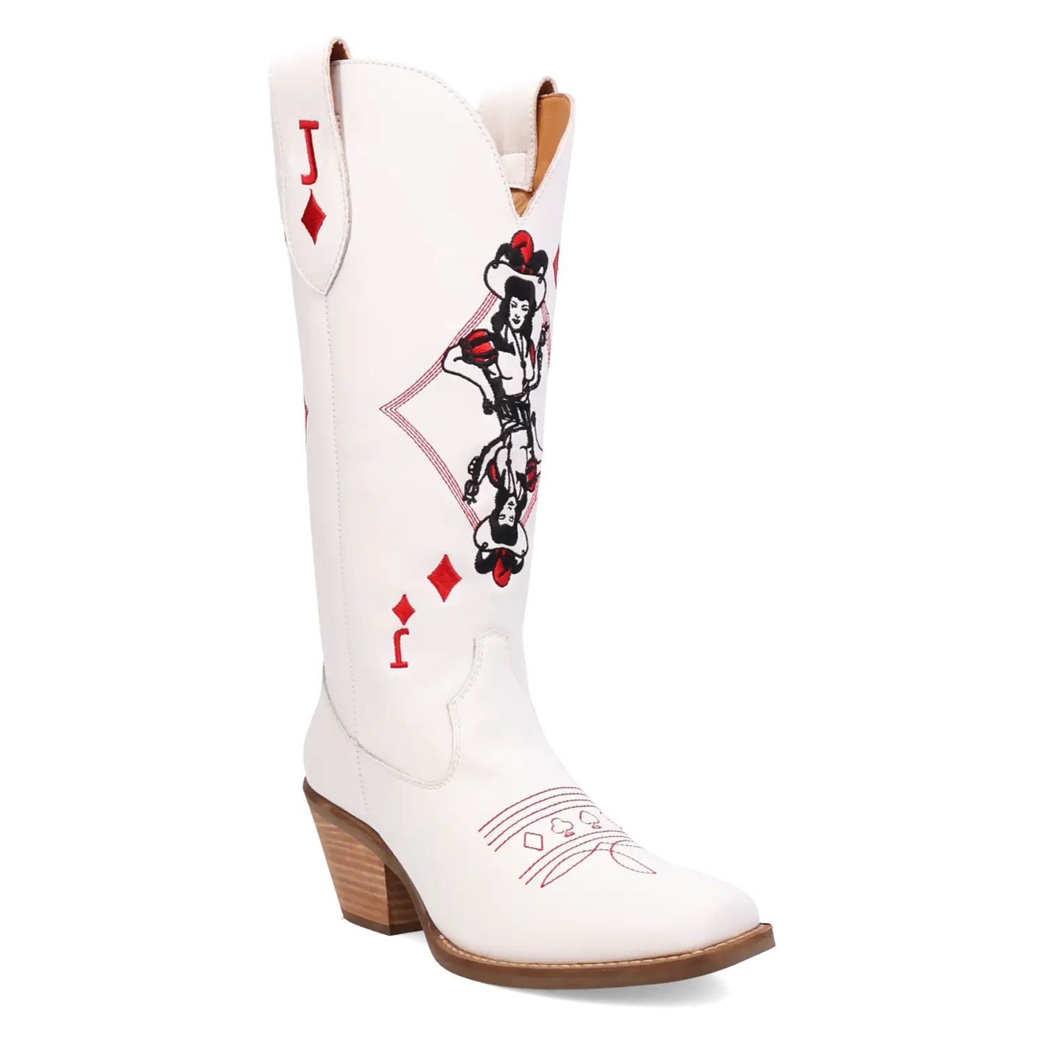 Dingo Jack of Diamonds - Women's Leather Cowgirl Boots