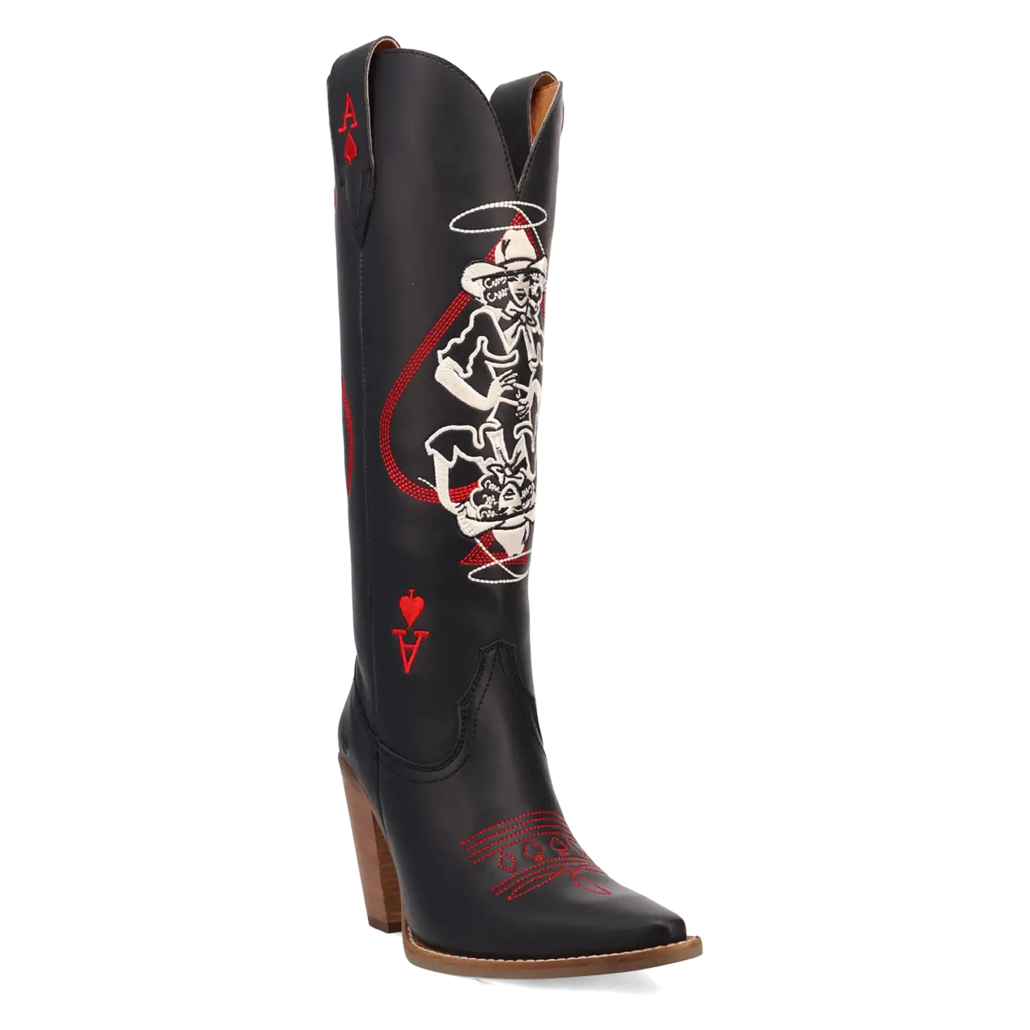 Dingo Ace of Spades - Women's Leather Cowgirl Boots