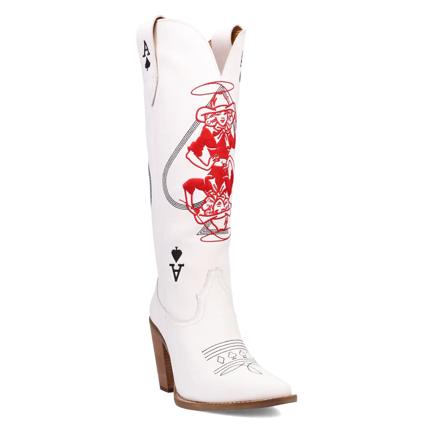 Dingo Ace of Spades - Women's Leather Cowgirl Boots
