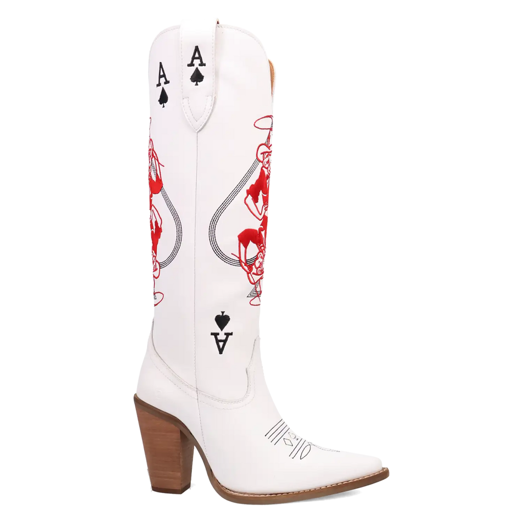 Dingo Ace of Spades - Women's Leather Cowgirl Boots