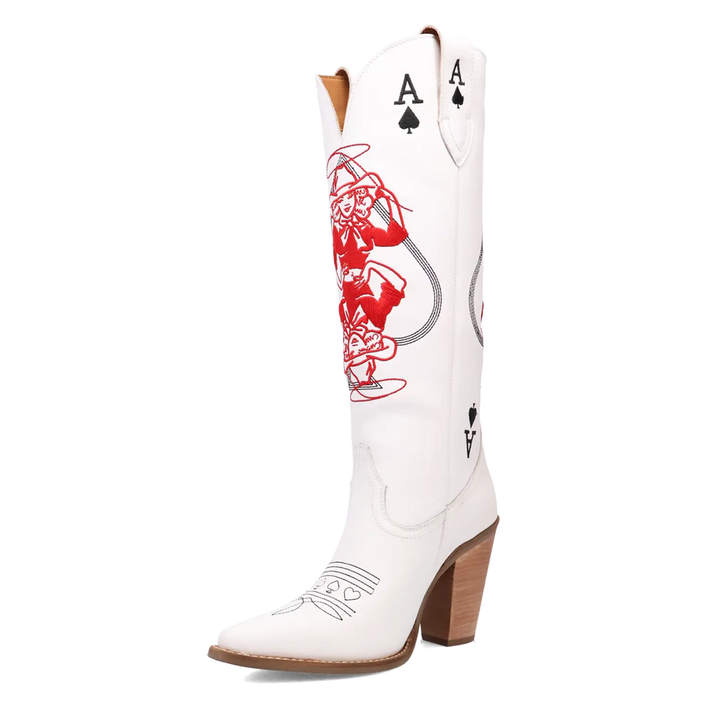 Dingo Ace of Spades - Women's Leather Cowgirl Boots
