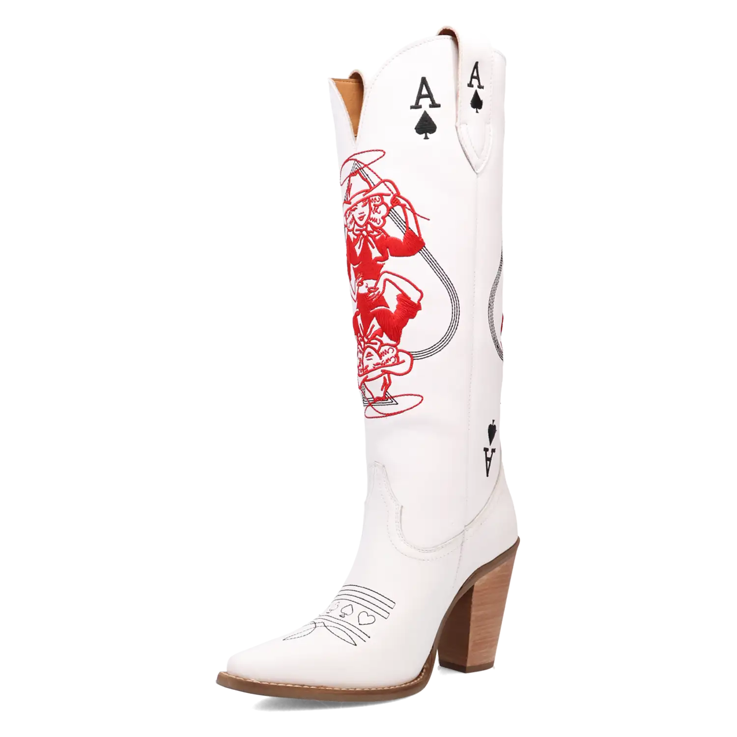 Dingo Ace of Spades - Women's Leather Cowgirl Boots