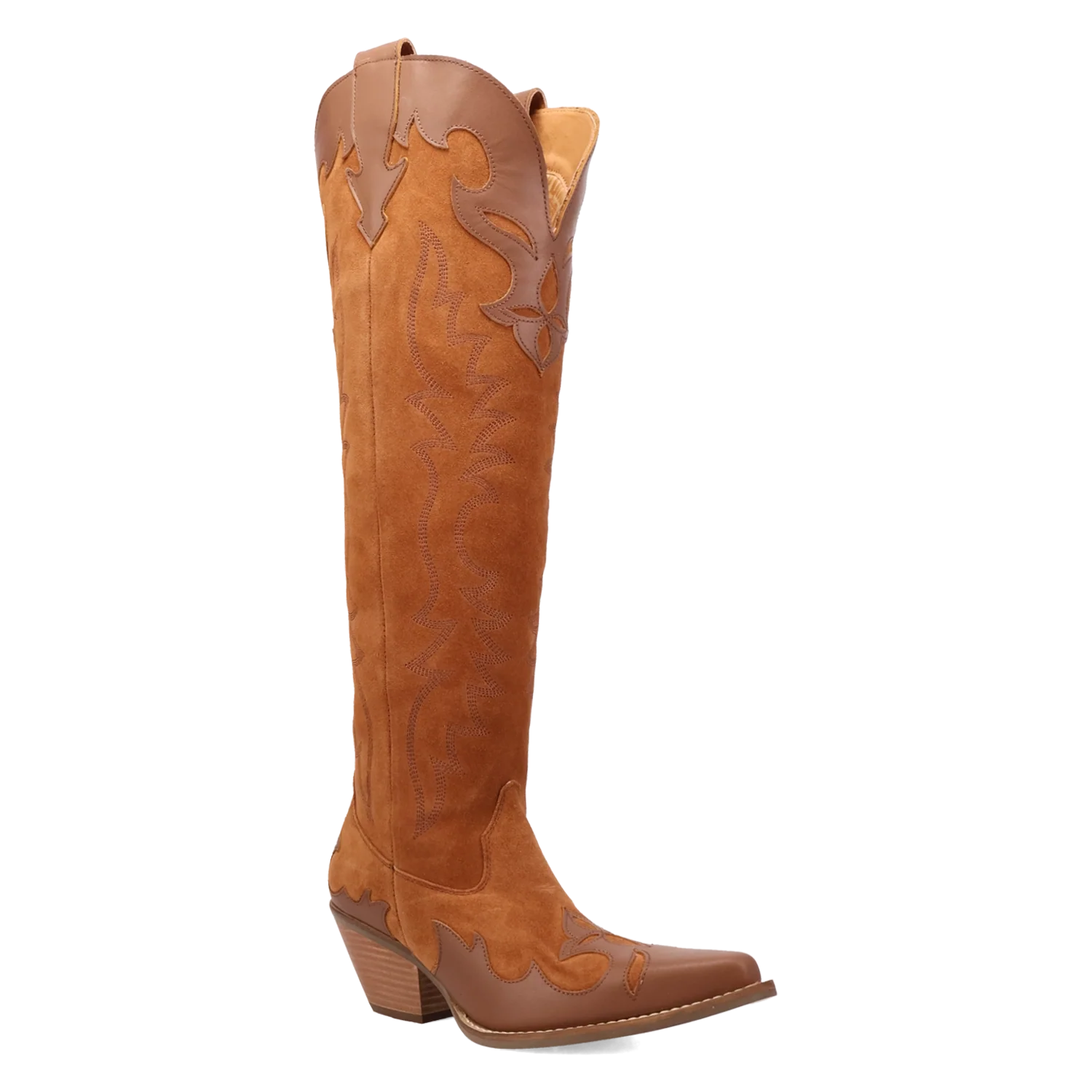 Dingo Drama Queen - Women's Suede Leather Cowgirl Boots