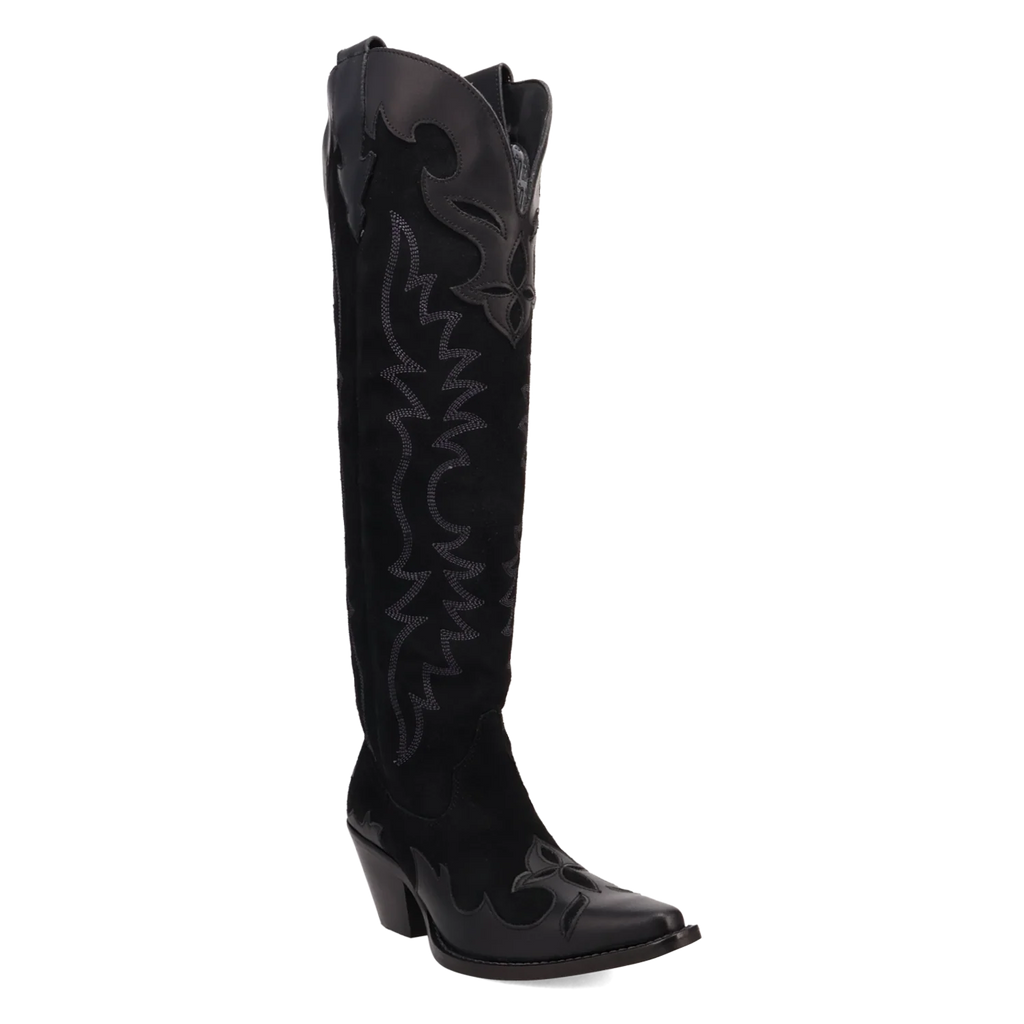 Dingo Drama Queen - Women's Suede Leather Cowgirl Boots