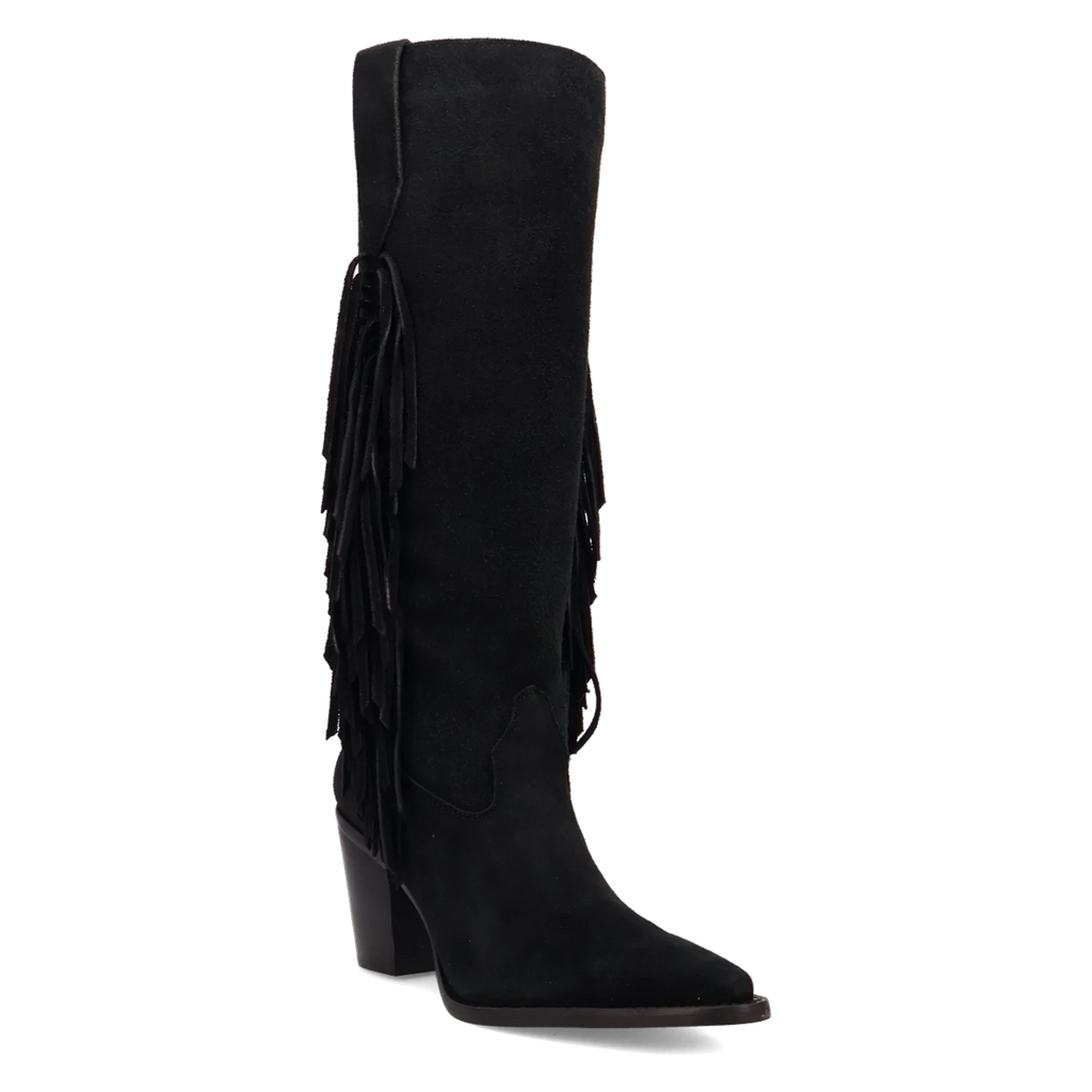 Dingo Twister - Women's Suede Leather Cowgirl Boots