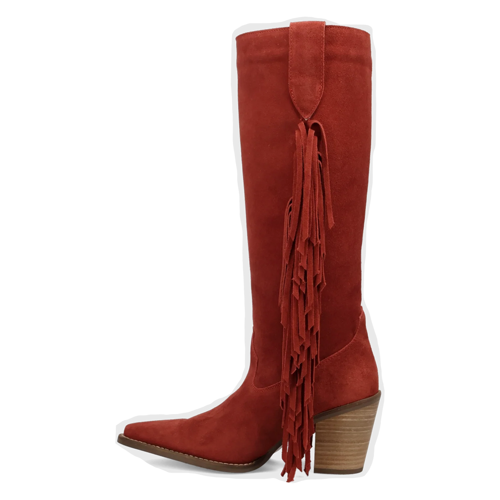 Dingo Twister - Women's Suede Leather Cowgirl Boots