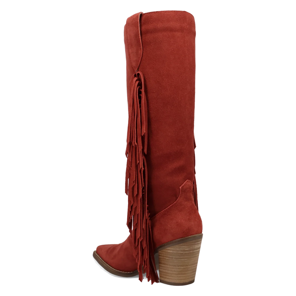 Dingo Twister - Women's Suede Leather Cowgirl Boots