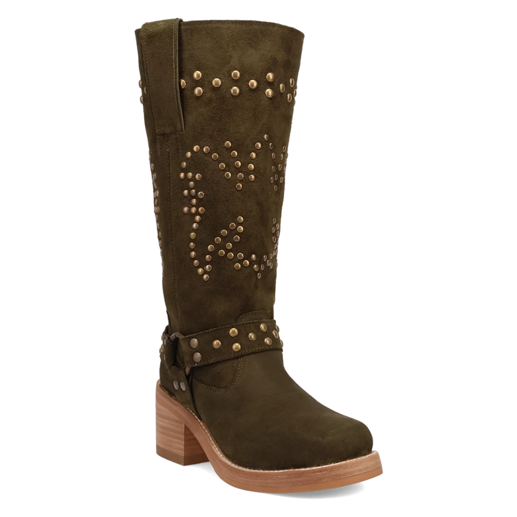 Dingo Troubadour - Women's Suede Leather Cowgirl Boots