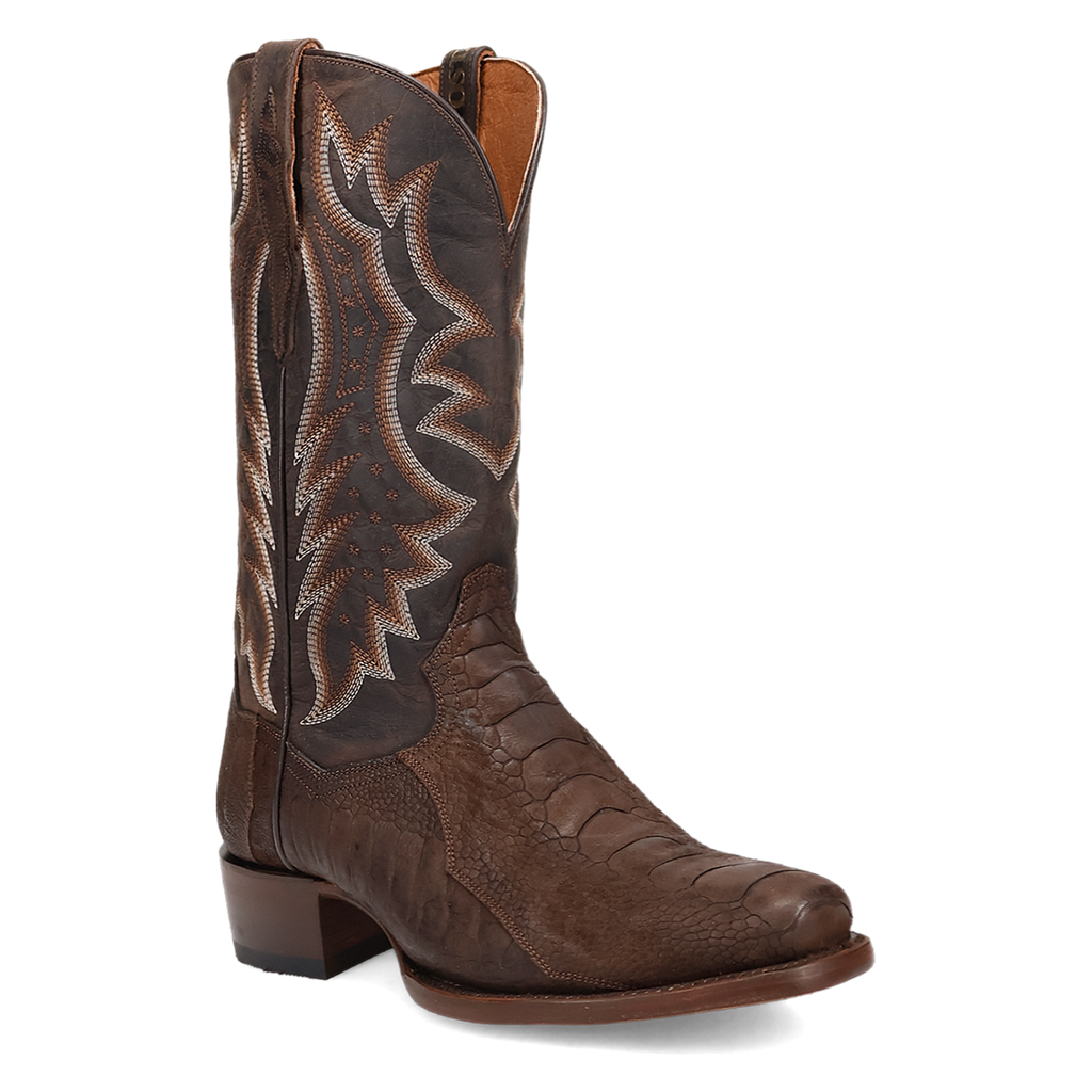Dan Post Anders- Men's Ostrich Leg Cowboy Boots