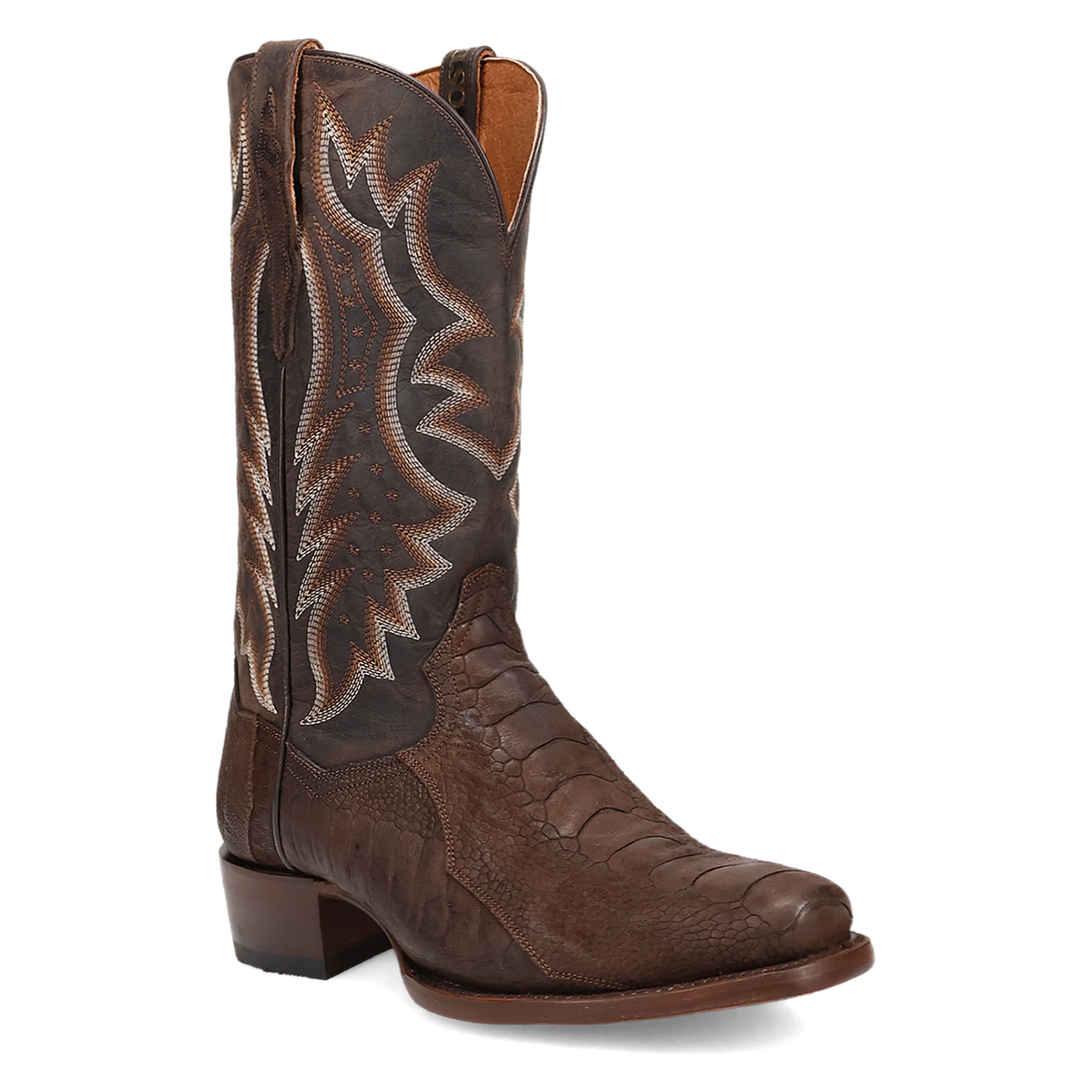 Dan Post Anders- Men's Ostrich Leg Cowboy Boots
