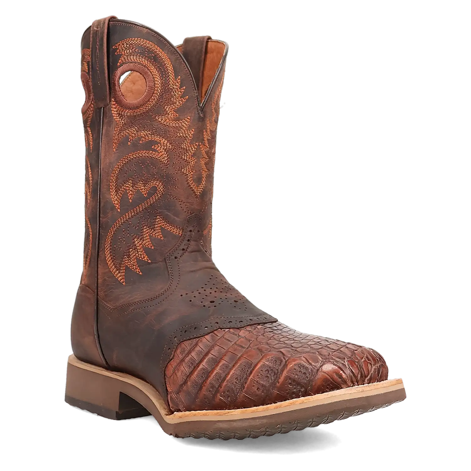 Dan Post Egan - Men's Caiman Skin Cowboy Boots