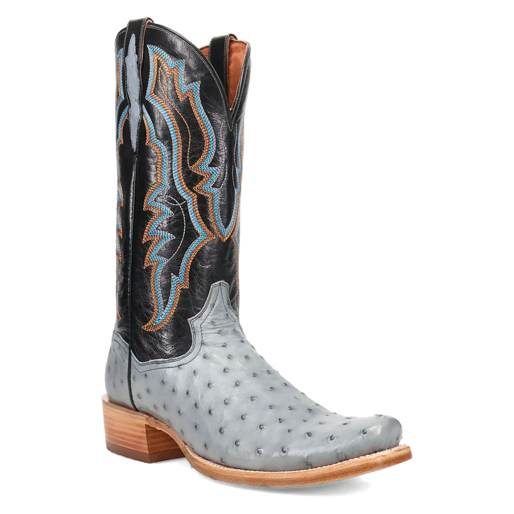 Dan Post Brady - Men's Full Quill Ostrich Leather Cowboy Boots