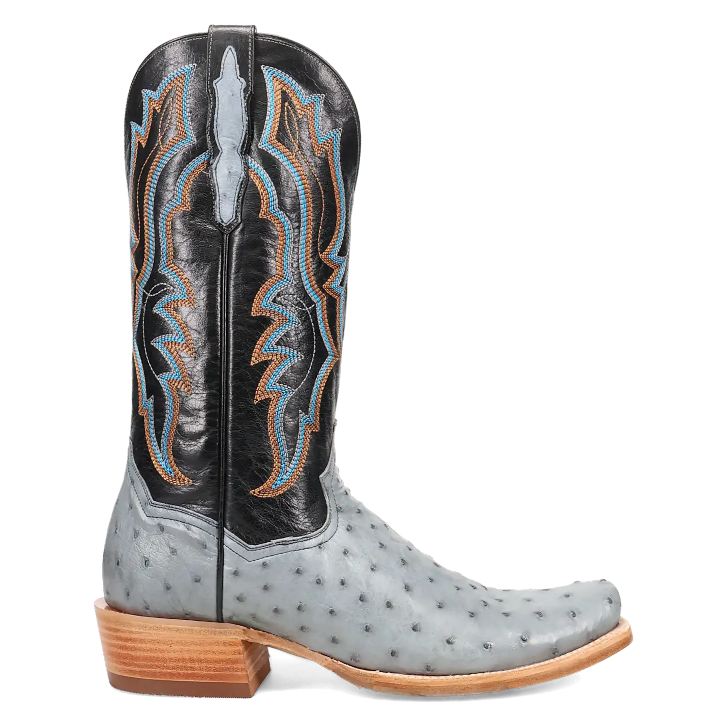 Dan Post Brady - Men's Full Quill Ostrich Leather Cowboy Boots