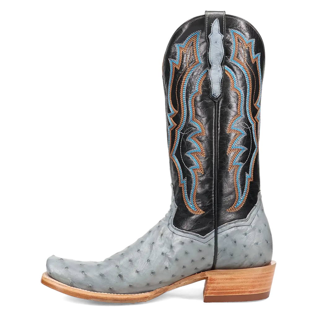 Dan Post Brady - Men's Full Quill Ostrich Leather Cowboy Boots