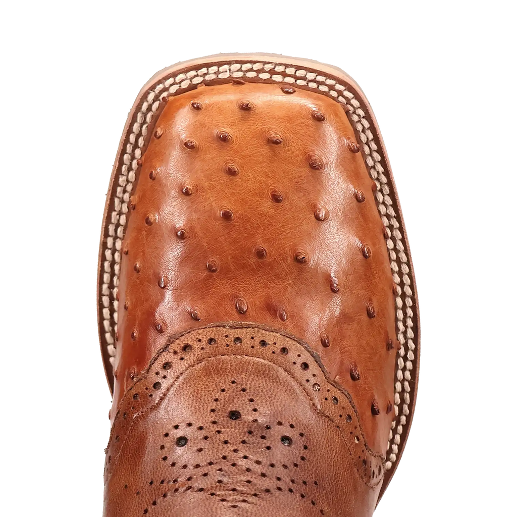 Dan Post Martel - Men's Ostrich Skin Leather Cowboy Boots