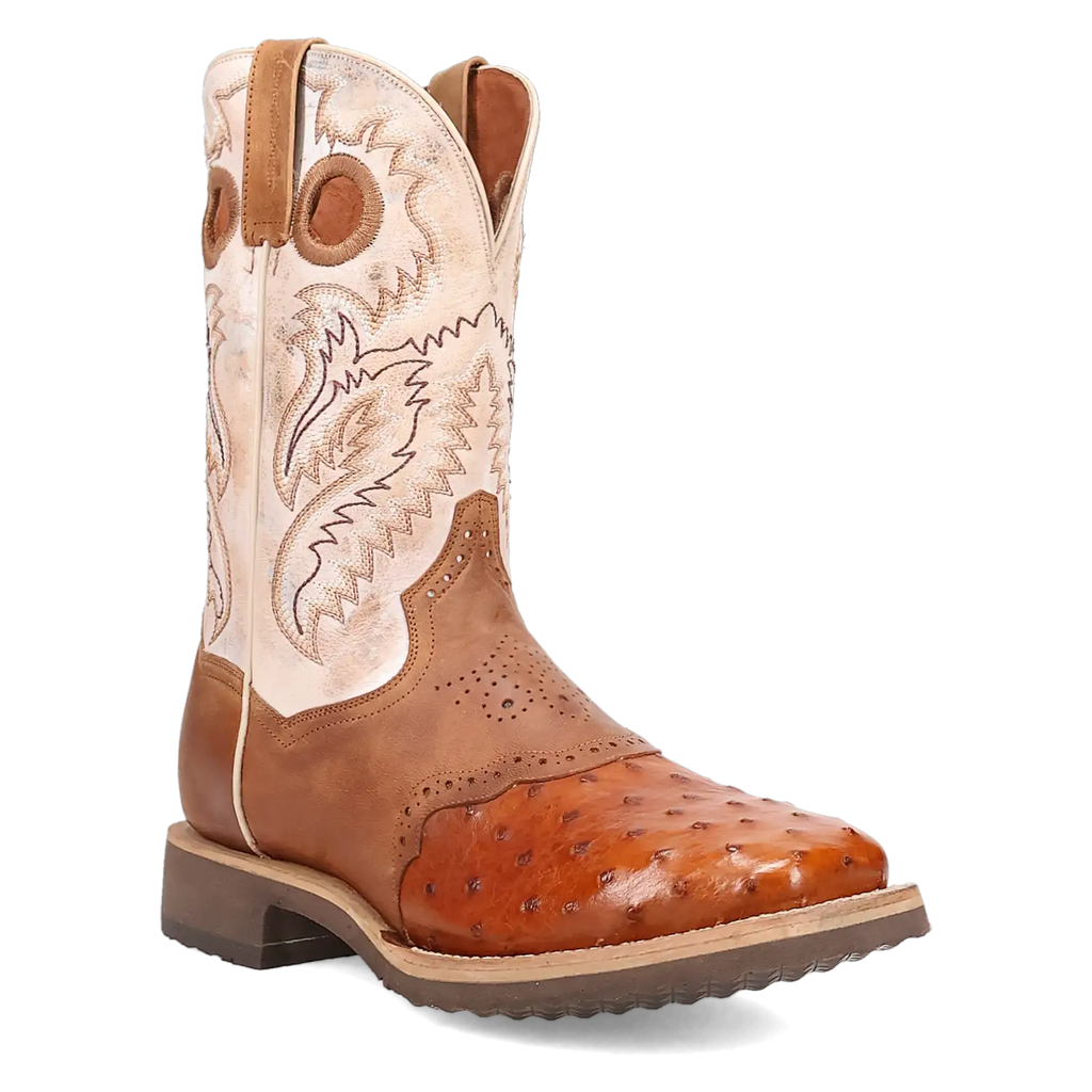 Dan Post Martel - Men's Ostrich Skin Leather Cowboy Boots