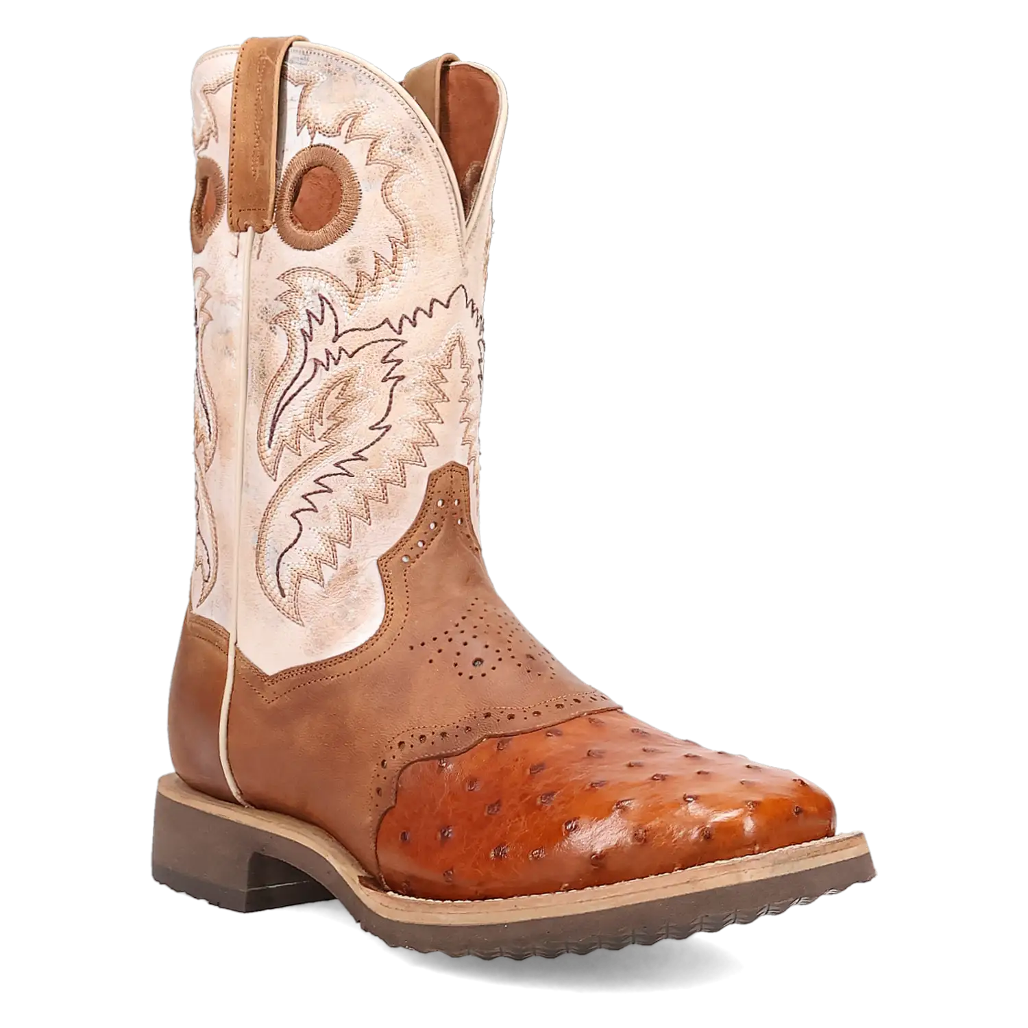 Dan Post Martel - Men's Ostrich Skin Leather Cowboy Boots