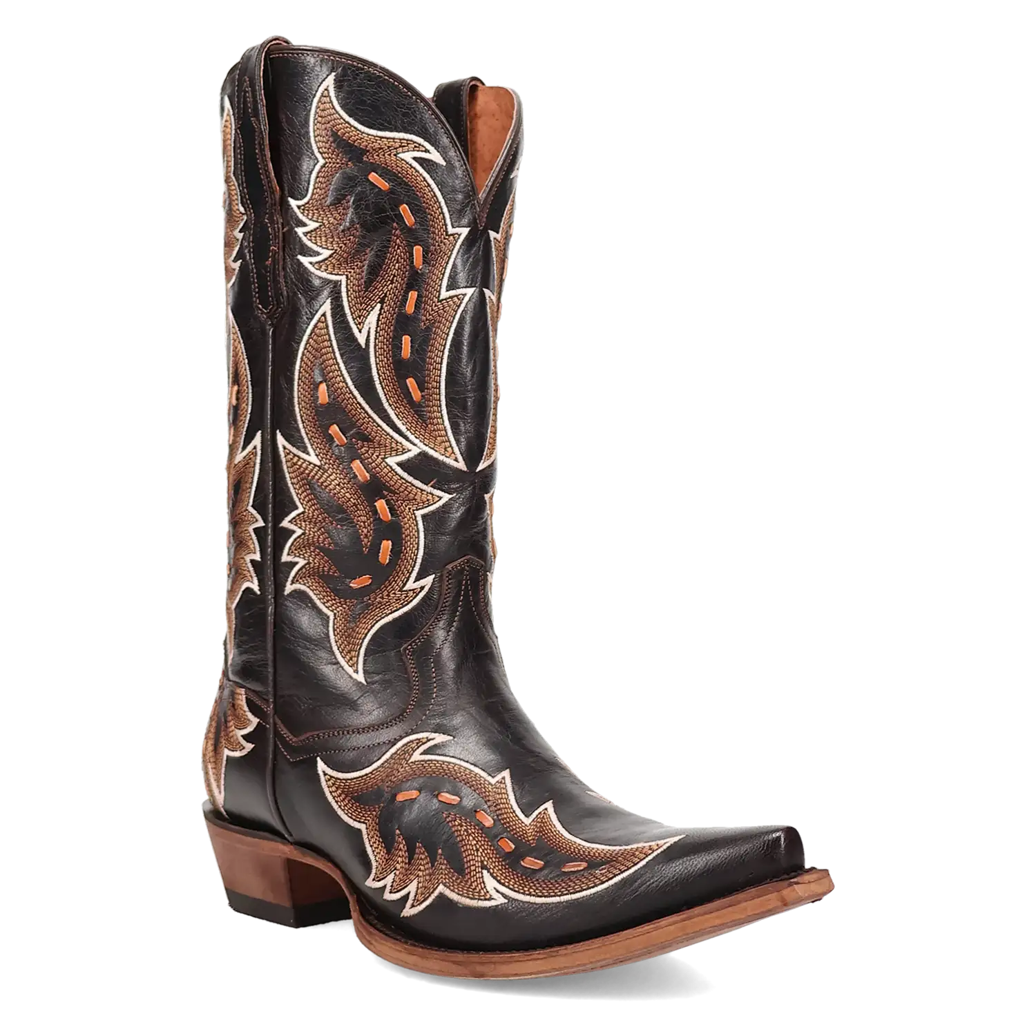 Dan Post Racer - Men's Leather Cowboy Boots