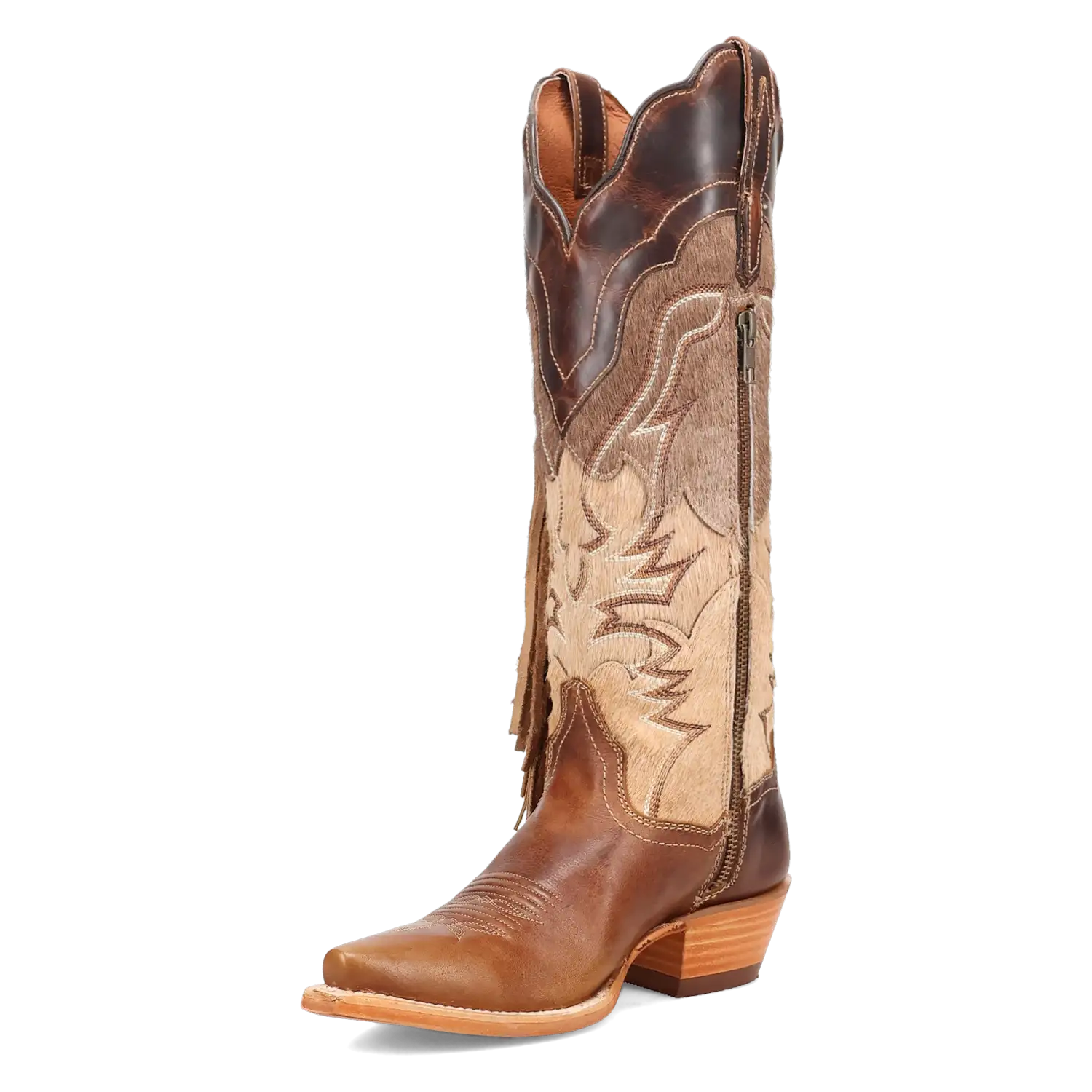 Dan Post Dayla - Women's Leather Hair-On Cowgirl Boots