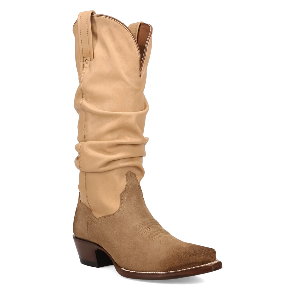 Dan Post Cowgirl Chic - Women's Suede Leather Cowgirl Boots