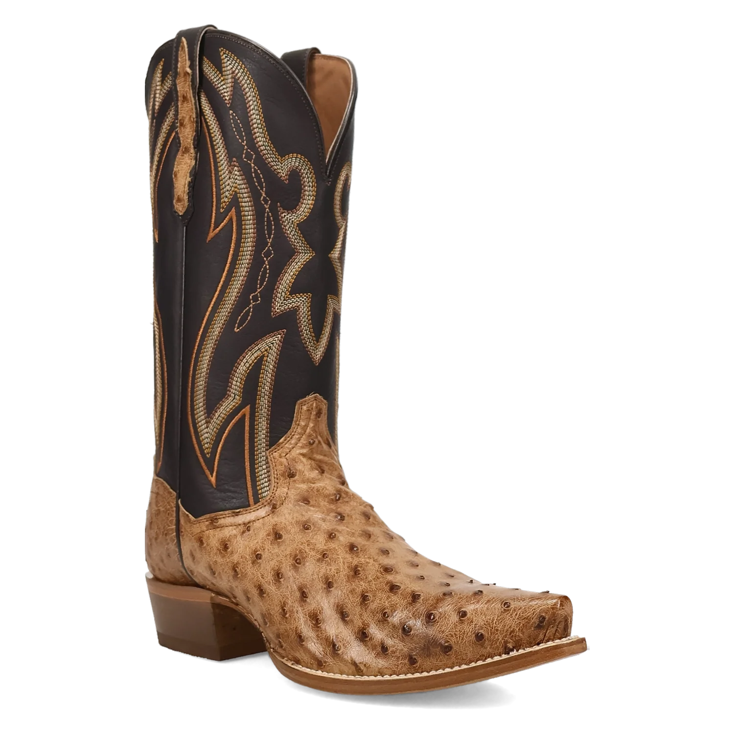 Dan Post Grit - Men's Ostrich Leather Cowboy Boots