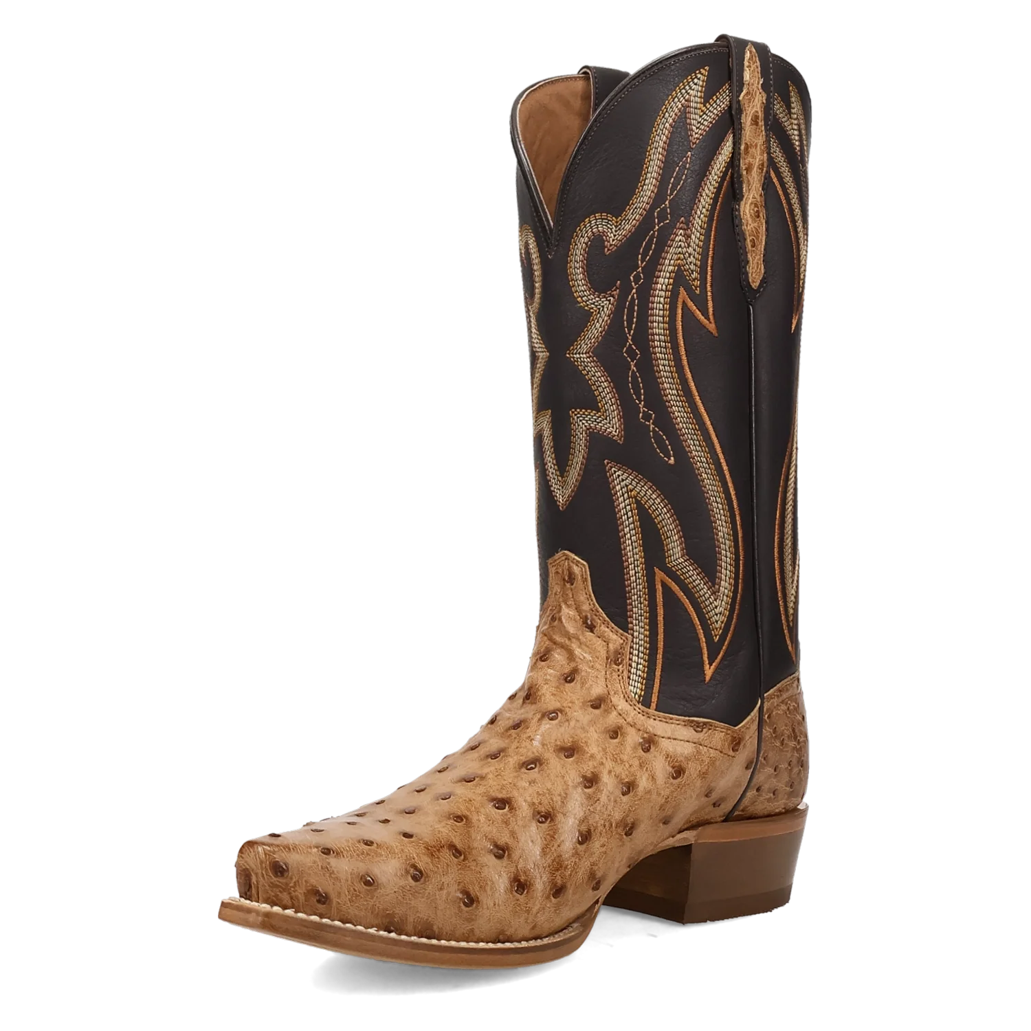 Dan Post Grit - Men's Ostrich Leather Cowboy Boots