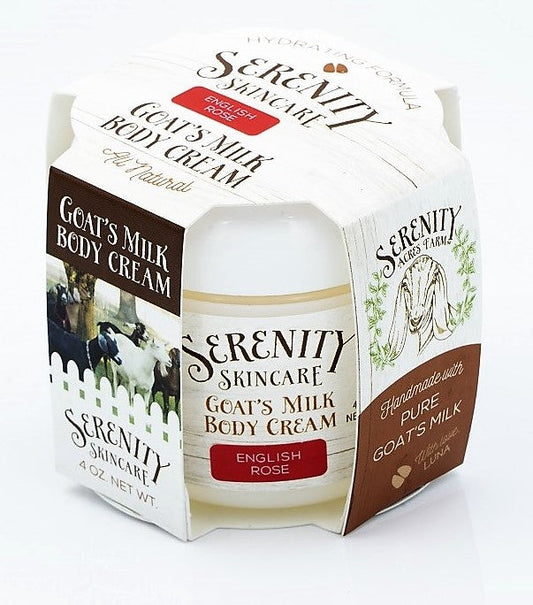 Goat's Milk Body Cream - English Rose