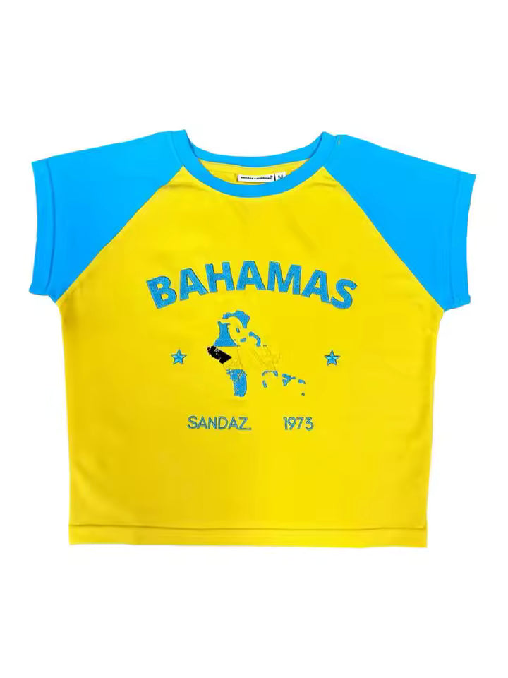 World Tour Countries Crop Tops