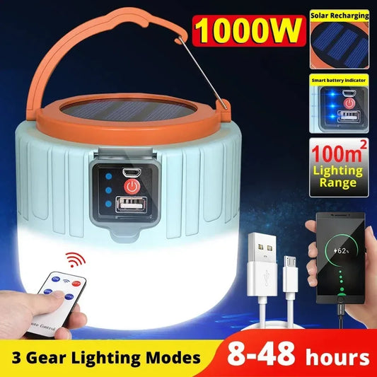 Solar Waterproof LED Lamp