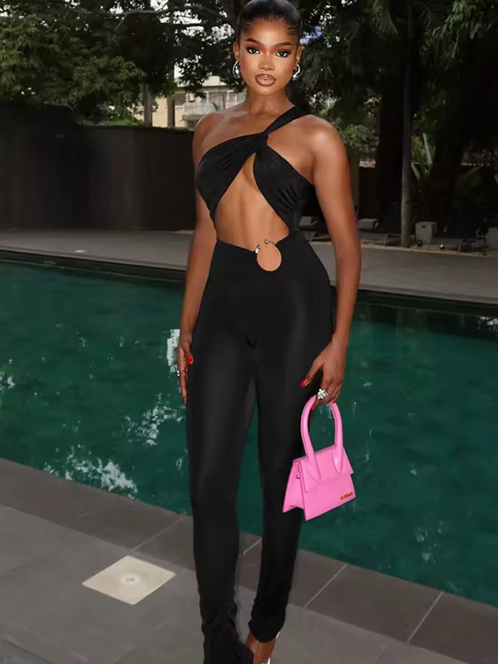 The Midnight Serpentine Jumpsuit