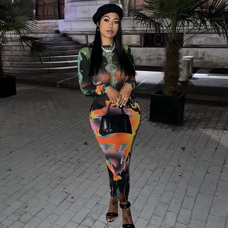 The Vivid Illusion Dress