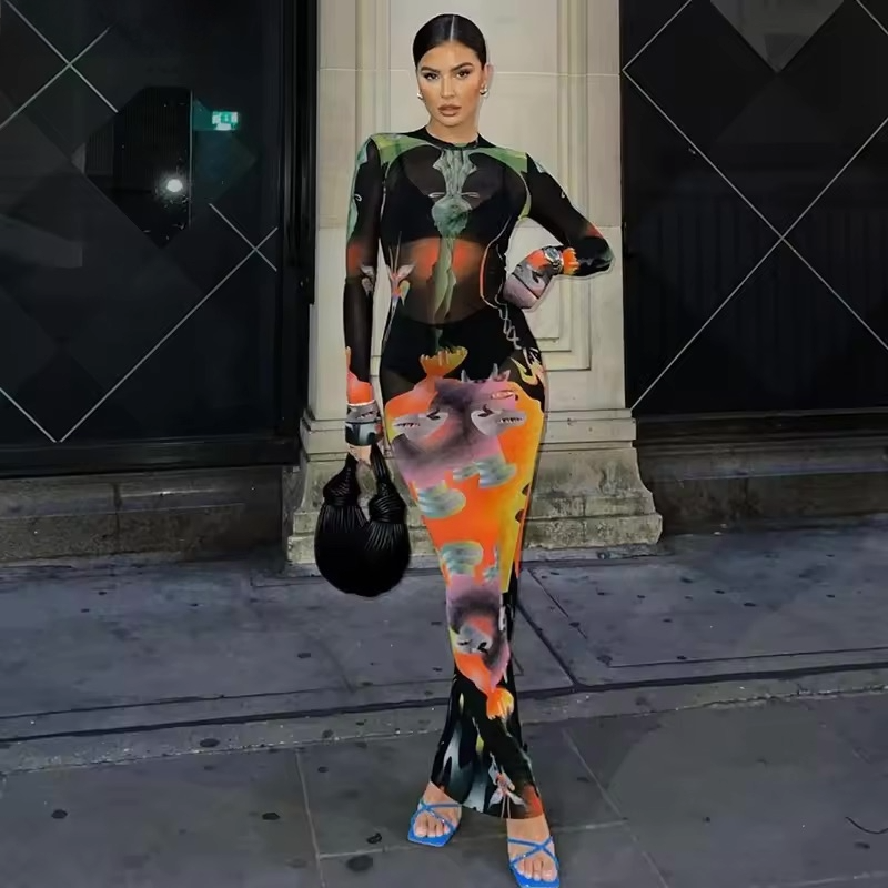 The Vivid Illusion Dress