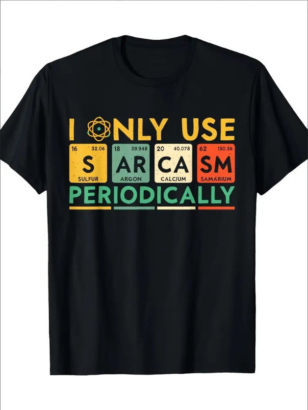 Periodic Sarcasm Graphic Tee – Elemental Attitude Edition - Namparoger 