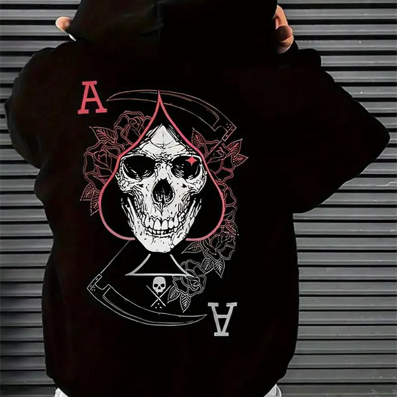 Dead Man’s Hand Graphic Hoodie– Rose & Brass Edition - Namparoger 