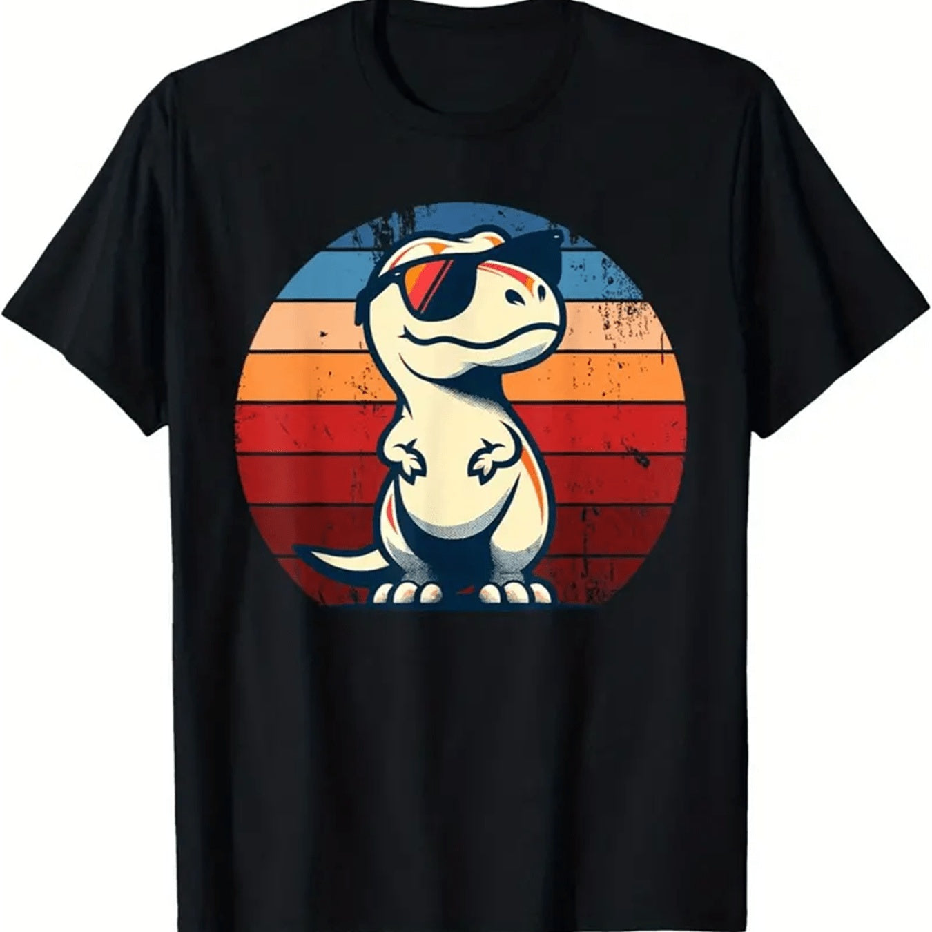 Cool Dino Graphic T-Shirt – Retro Sunset Swagger - Namparoger 