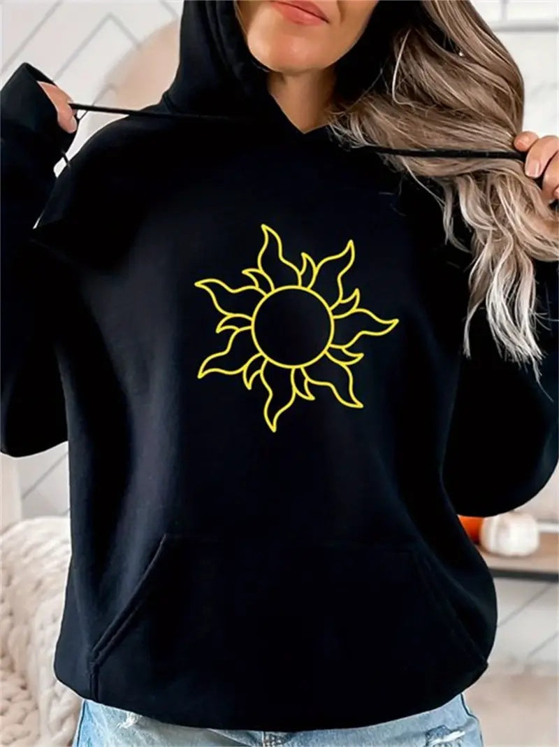Yellow Heat Graphic Hoodie – Sunrise Edition - Namparoger 