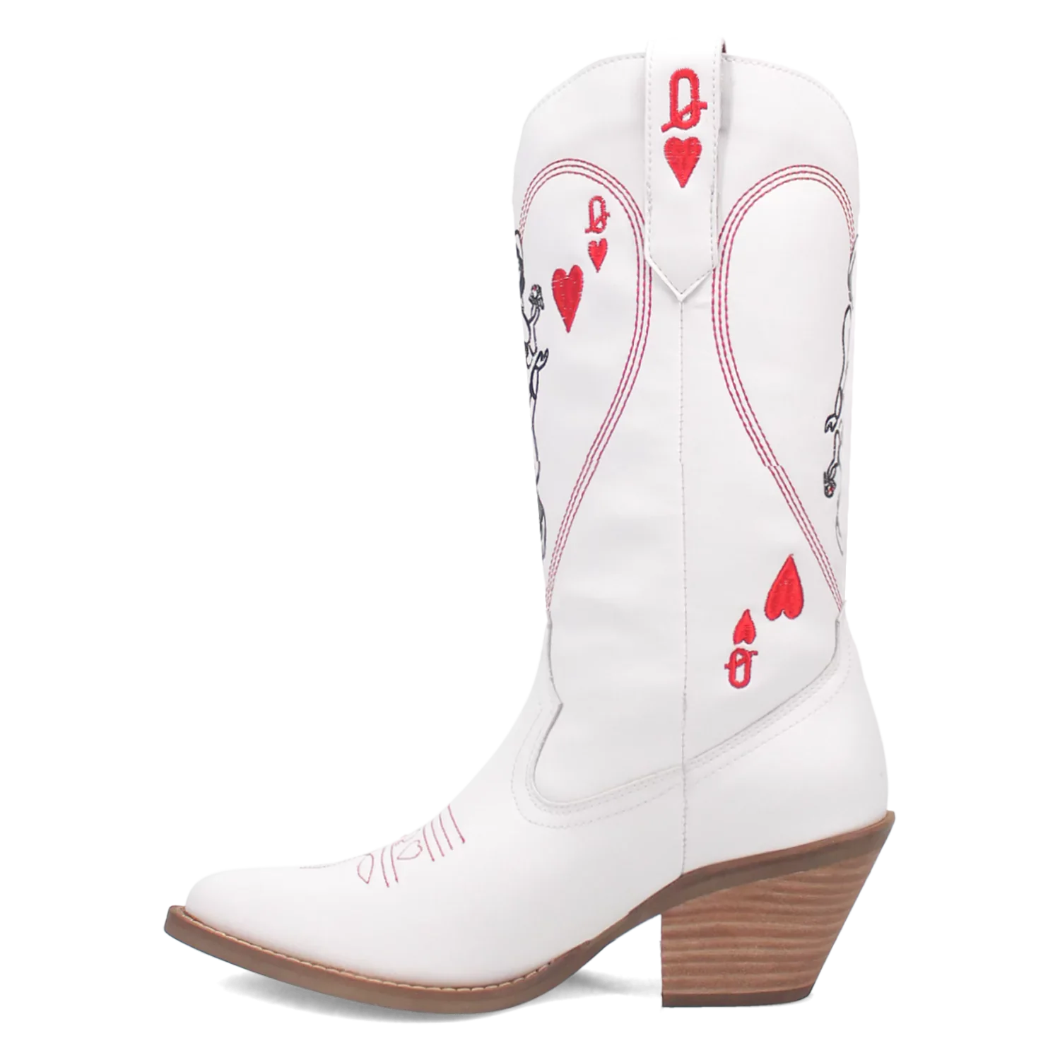 Dingo Queen A Hearts - Women's Leather Cowgirl Boots