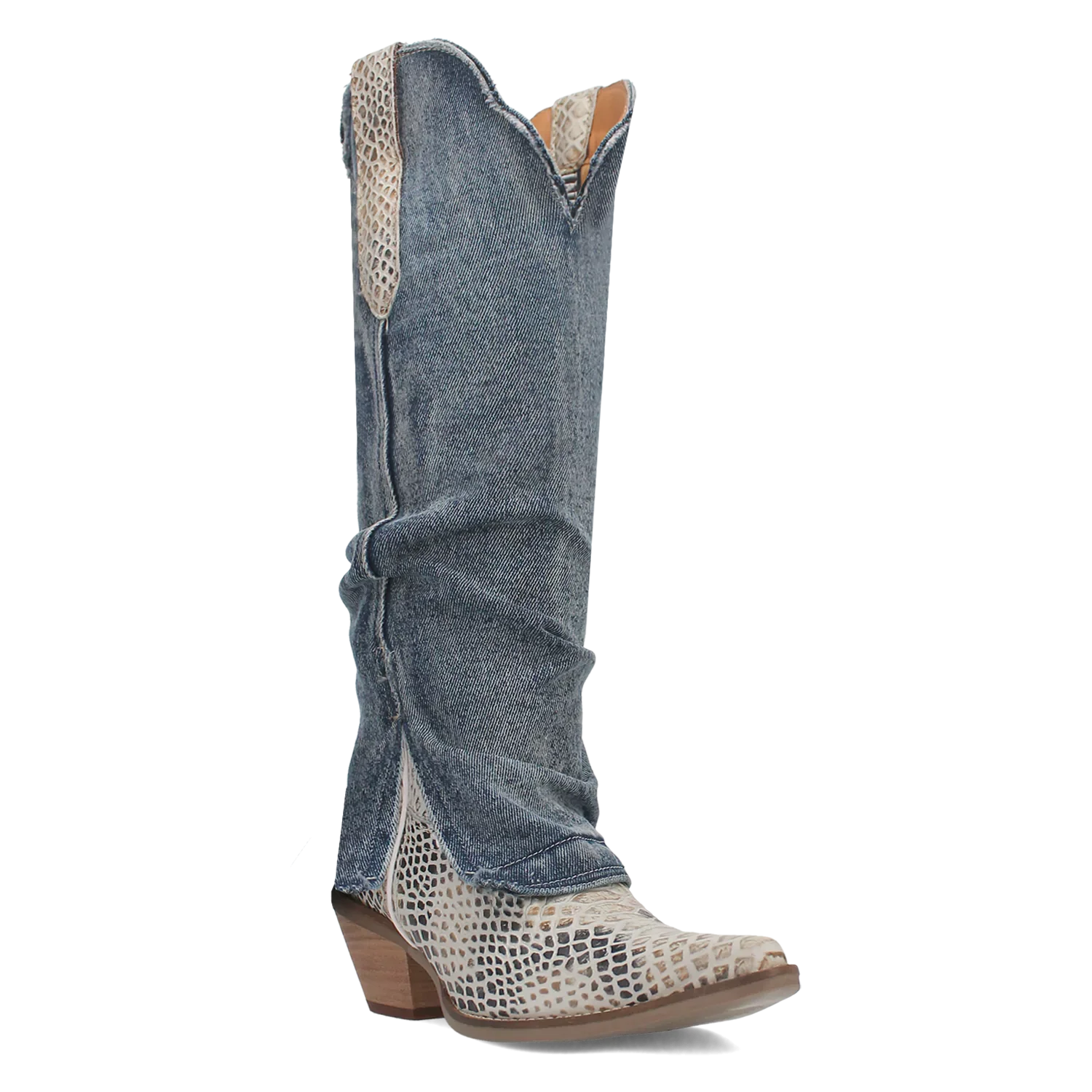 Dingo Shabby - Women's Denim Cowgirl Boots