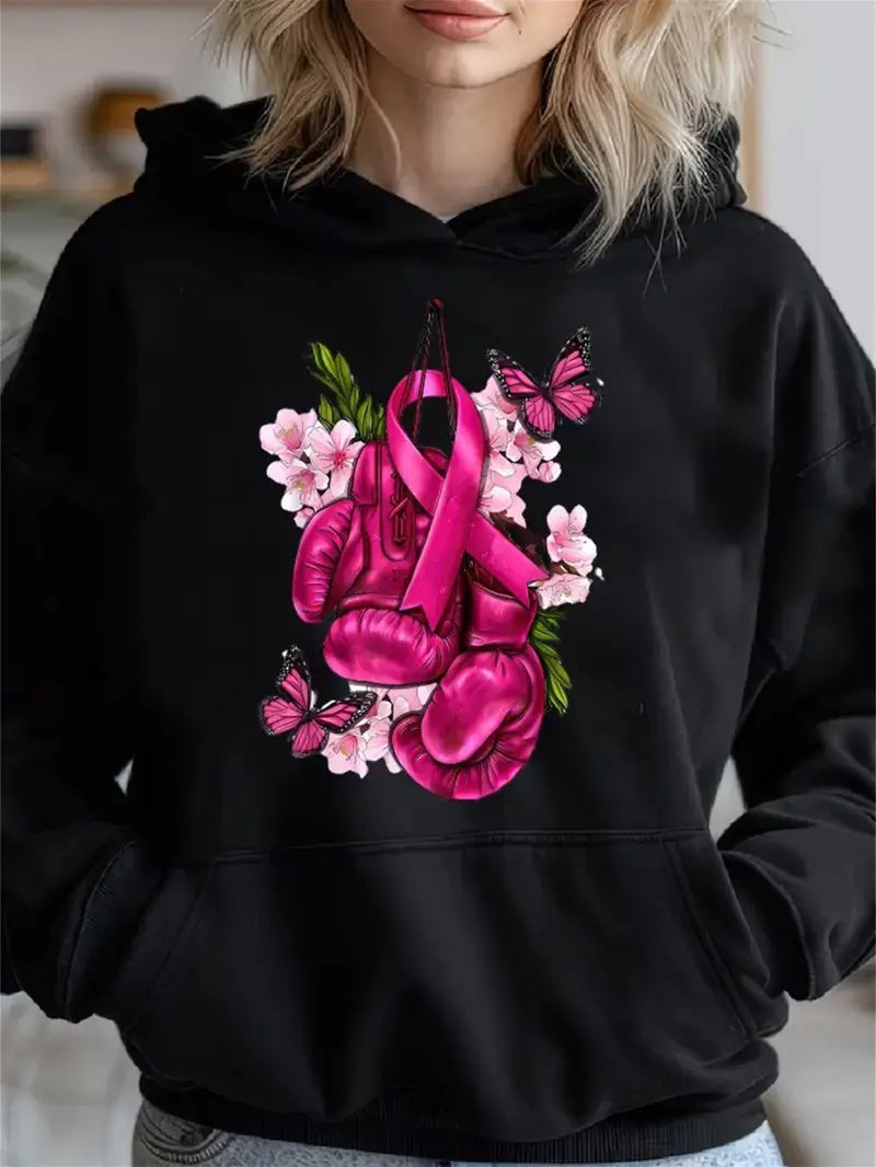 Fight Like Hell Graphic Hoodie – Awareness Edition - Namparoger 