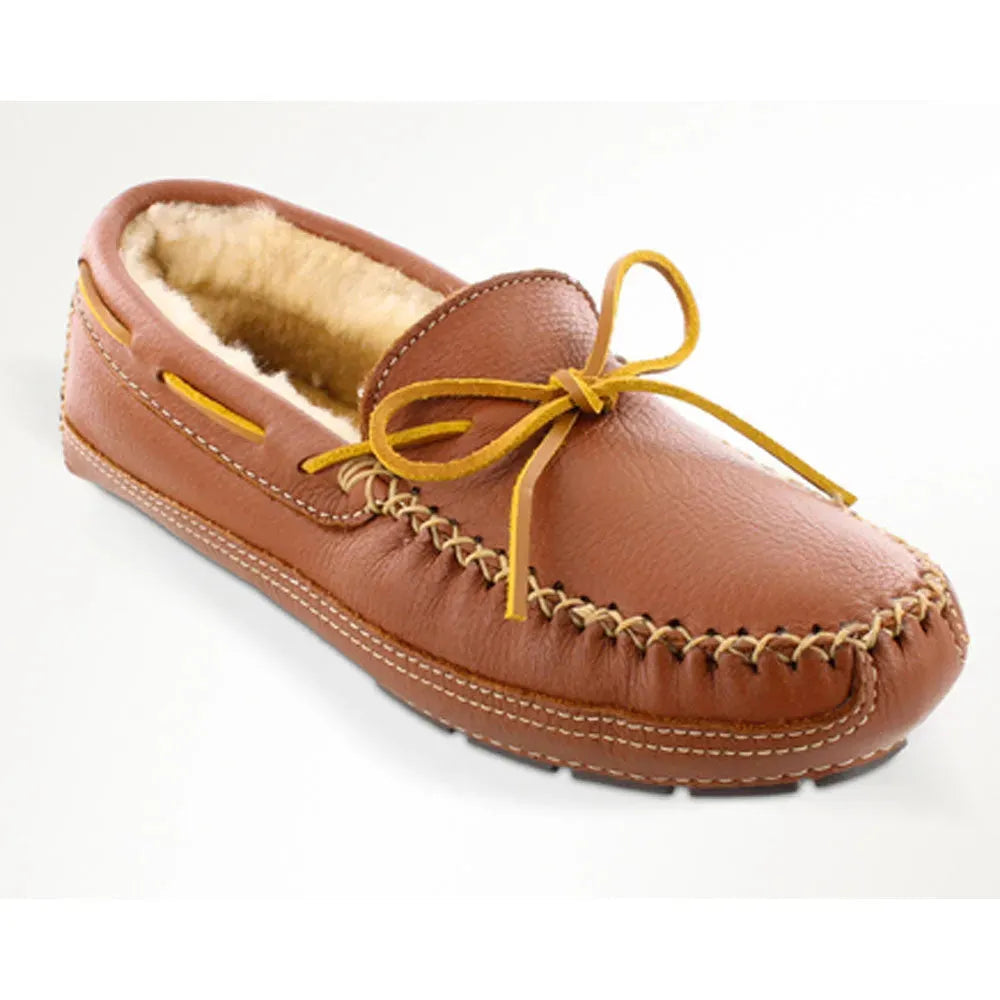 Minnetonka Sheepskin Moose Slipper - Mens Slippers