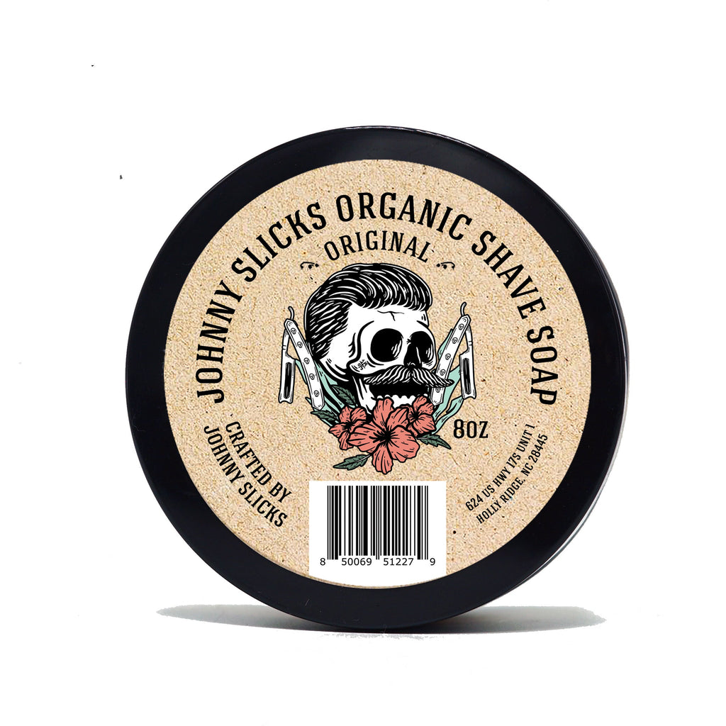 Johnny Slicks Organic Shave Soap
